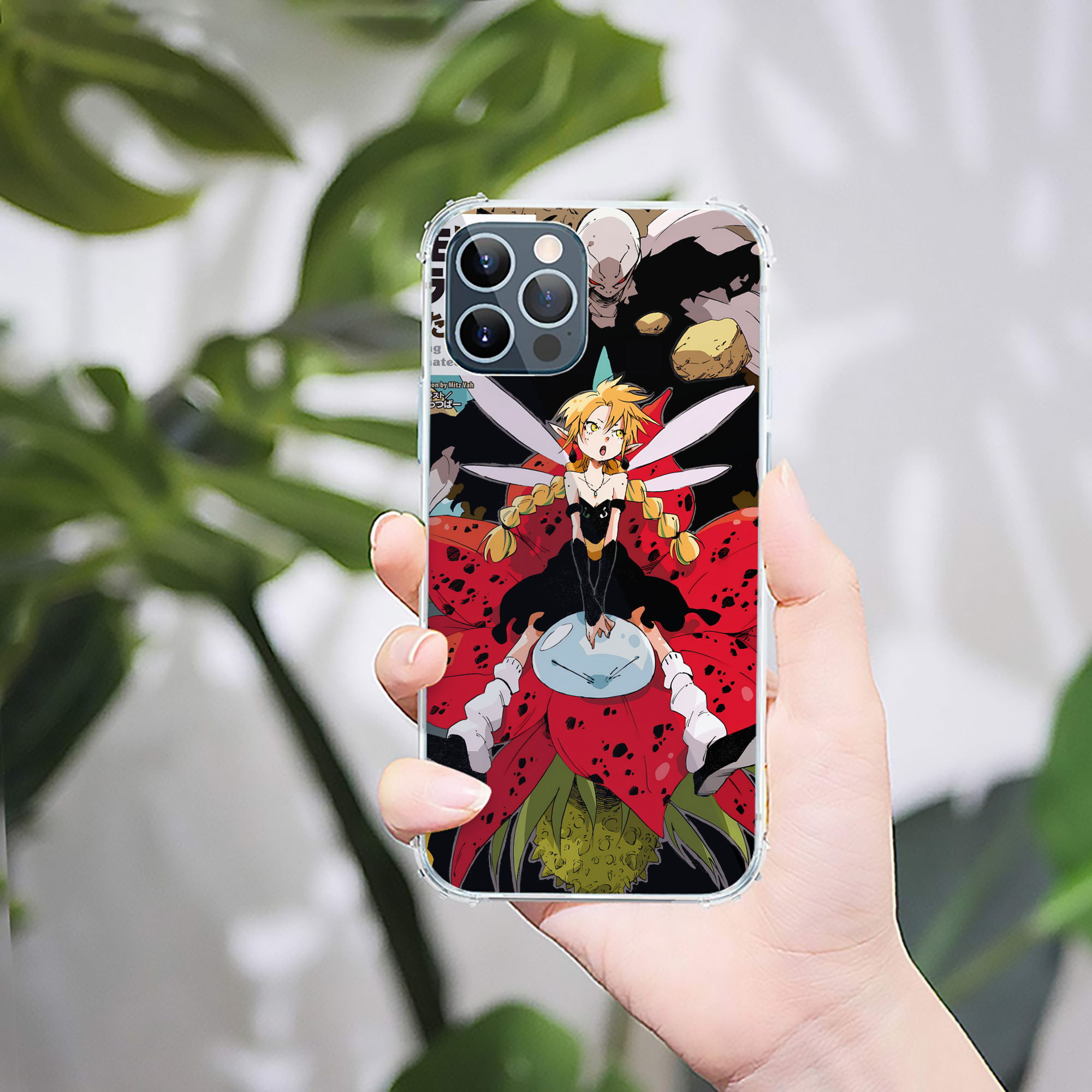 （画像用） 転スラ Regarding Reincarnated to Slime 【iPhone 12シリーズ対応】透明スマホケース（クリアソフトケース）